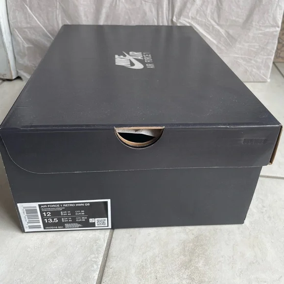 Nike Air Force 1 Retro HWN QS Black/Crimson Men’s size 12 - Picture 8 of 8